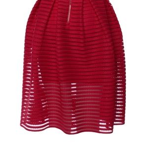 Maje Striped Knee-Length Skirt